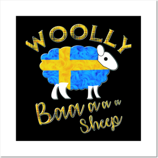 Woolly the Swedish Sheep Posters and Art